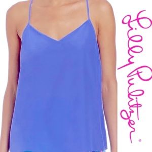 ⬇️ REDUCED! Lilly Pulitzer Dusk Silk Top Size XL